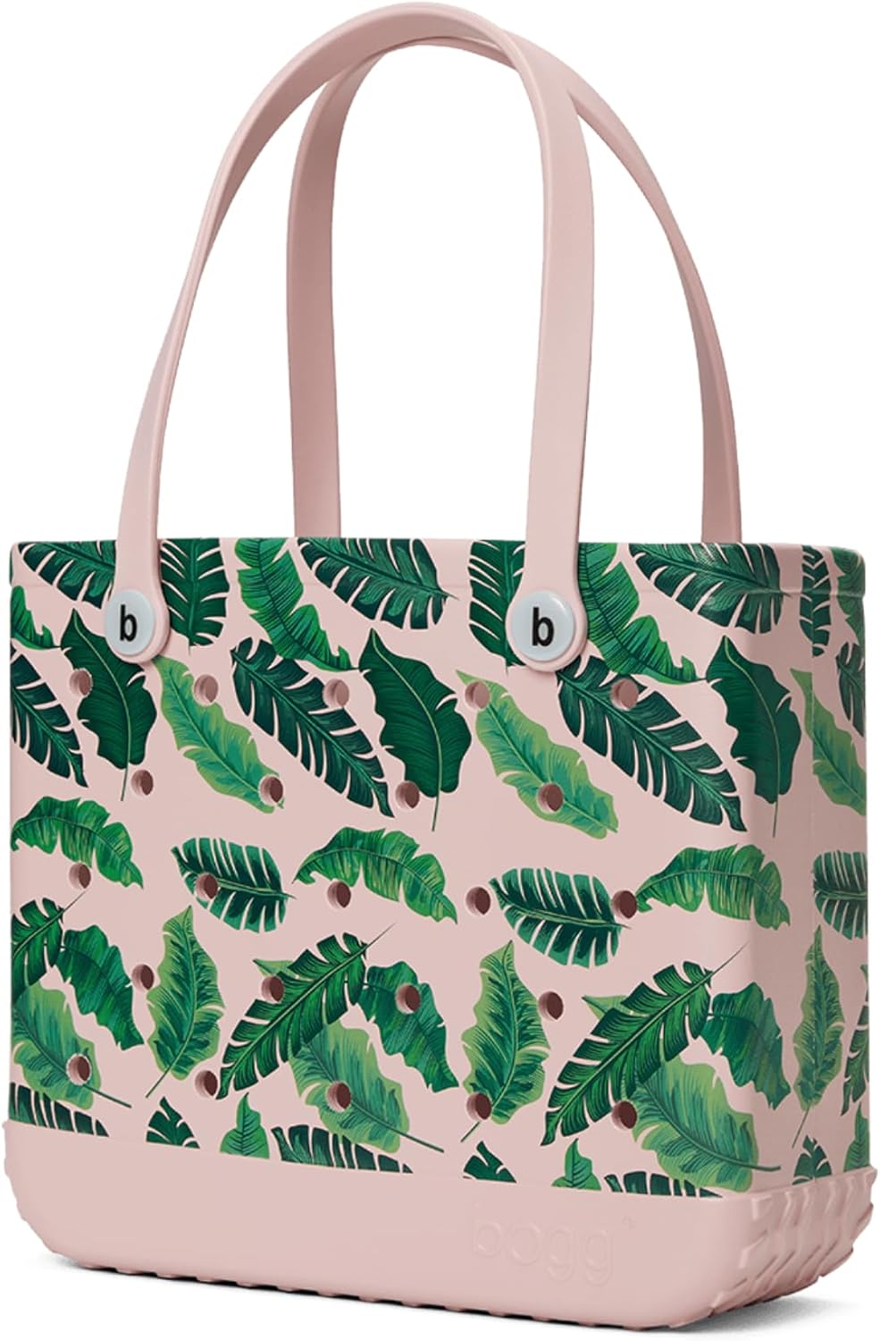 BOGG BAG - Tote for Beach, Pool, Boat, Sports - All Purpose EVA - White Buttons