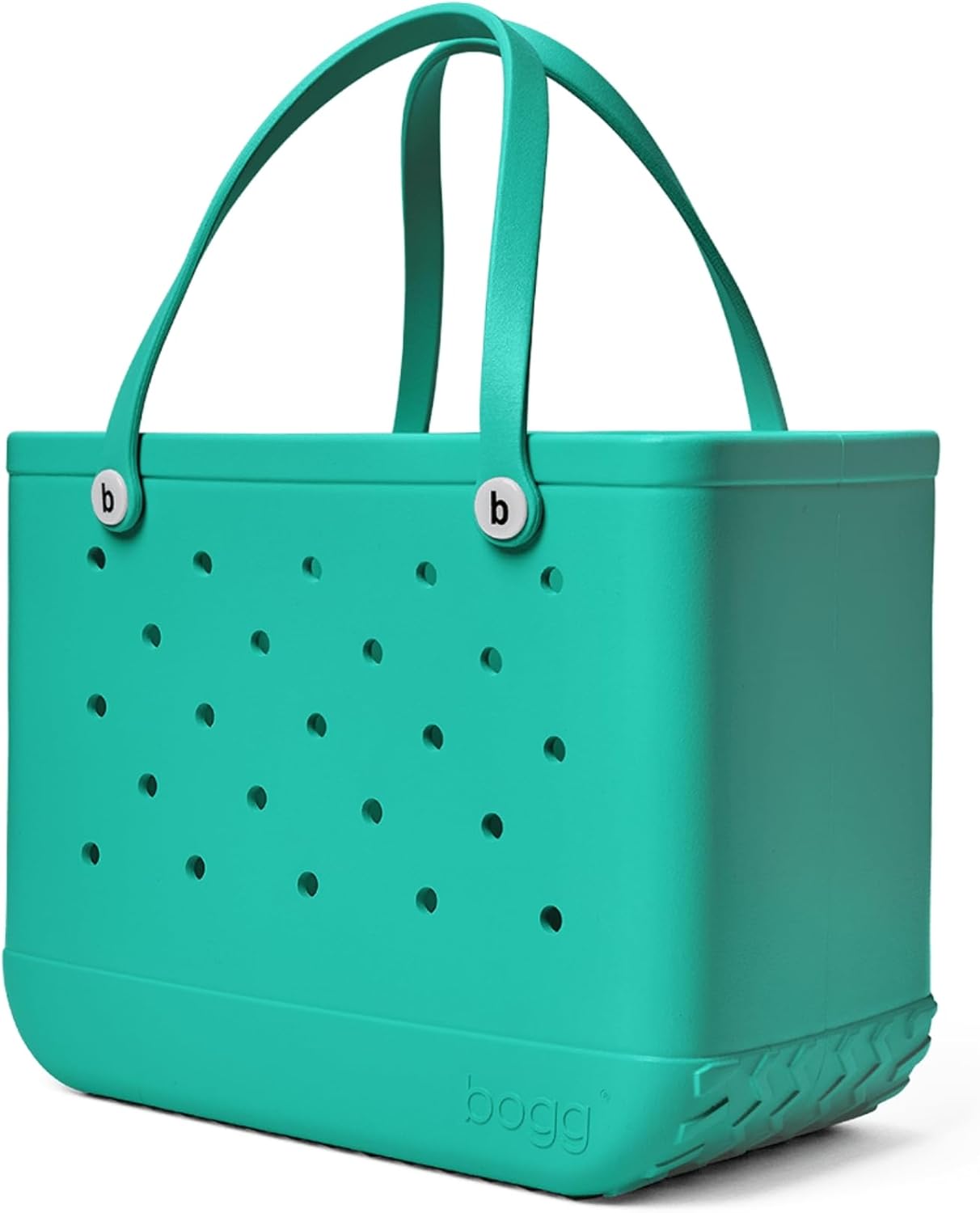 BOGG BAG - Tote for Beach, Pool, Boat, Sports - All Purpose EVA - White Buttons