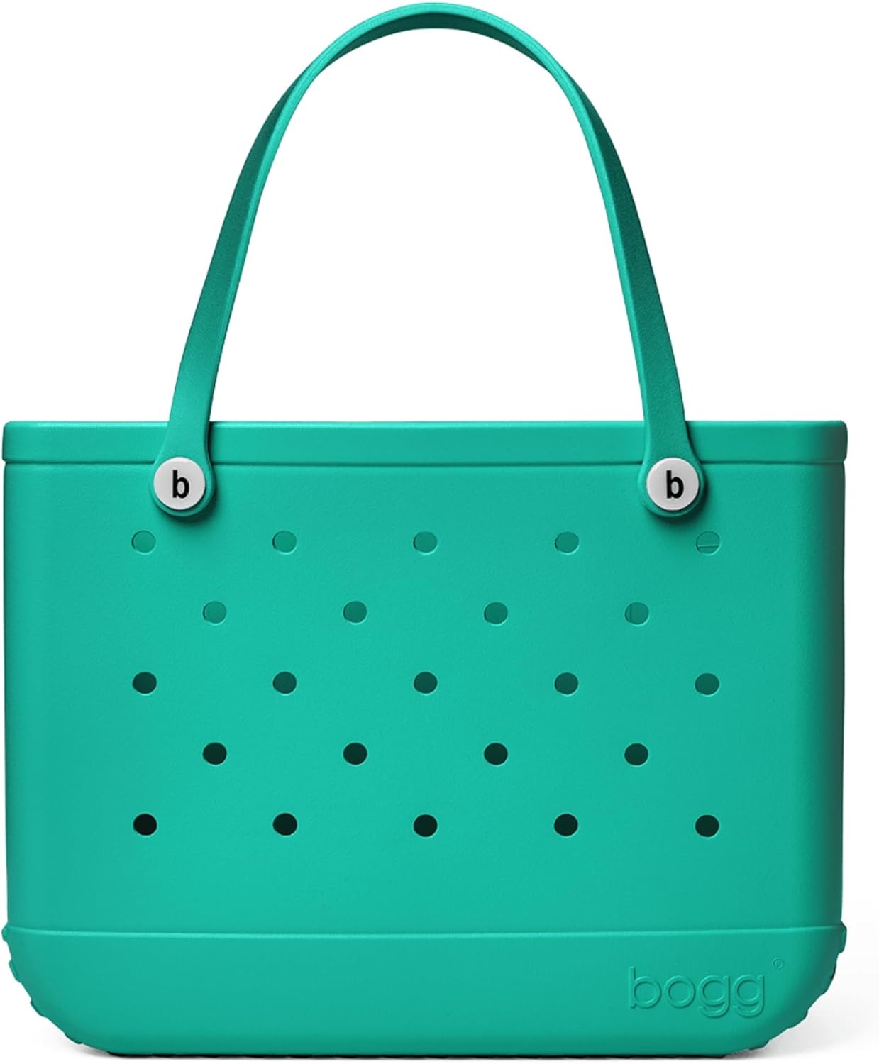 BOGG BAG - Tote for Beach, Pool, Boat, Sports - All Purpose EVA - White Buttons