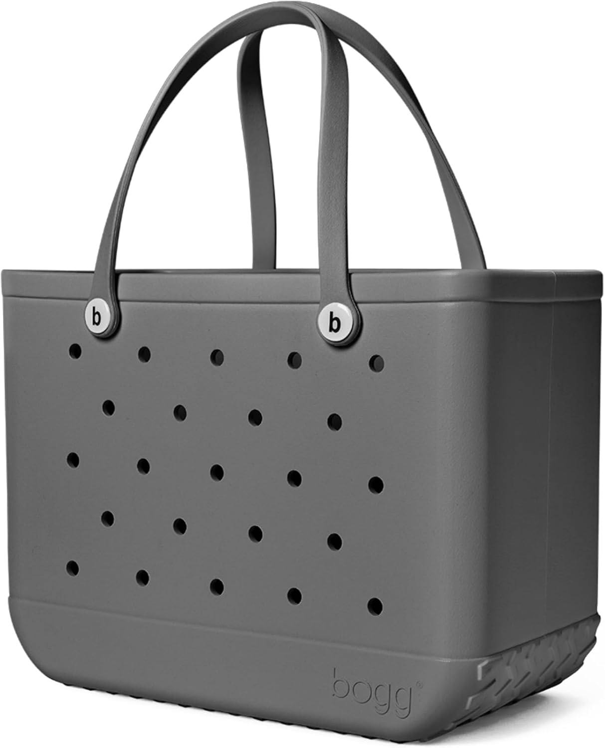 BOGG BAG - Tote for Beach, Pool, Boat, Sports - All Purpose EVA - White Buttons