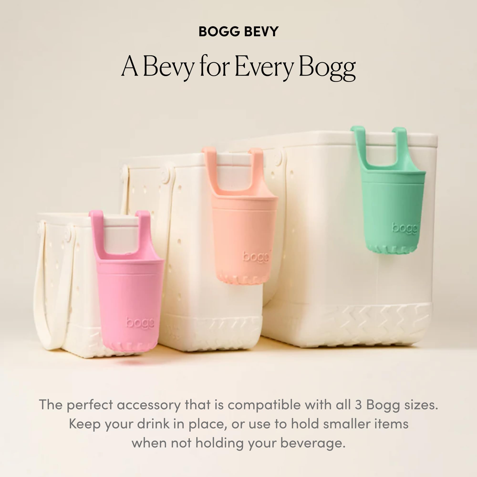 BOGG Bevy - Cup & Water Bottle Holder, Organizer - 4in L x 3.5in W x 5.25in H