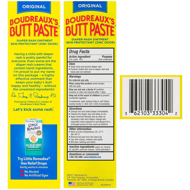 Boudreaux's Butt Paste Rash Cream, Original