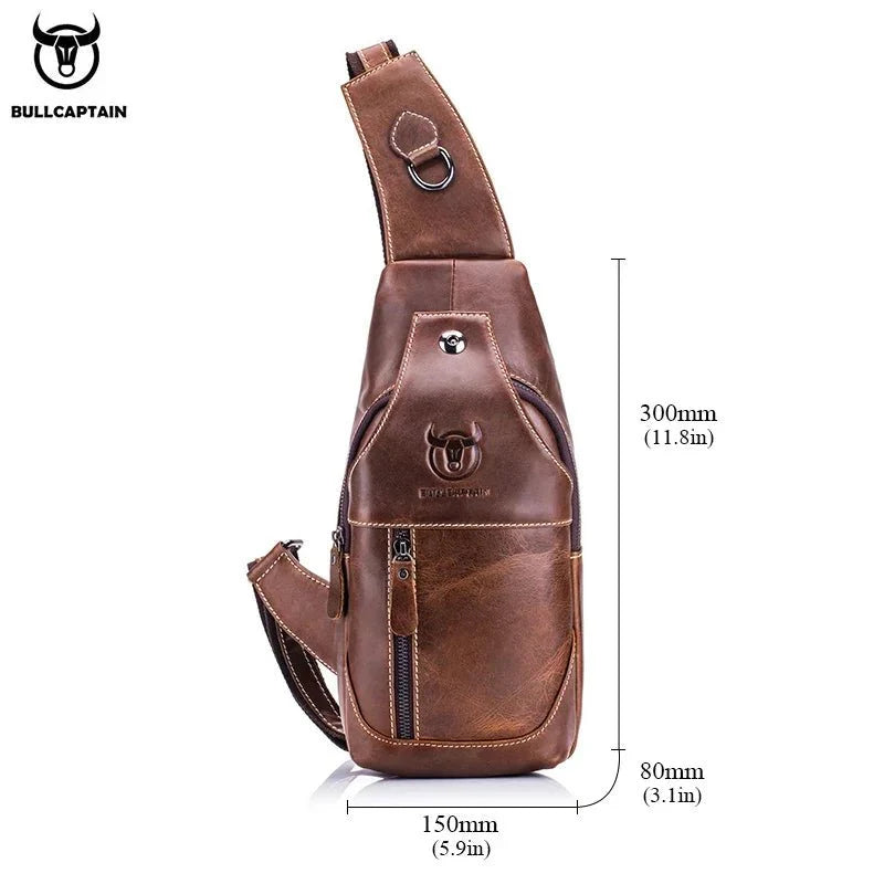 BULLCAPTAIN  Leather Messenger Bags