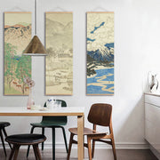 Japanese Shop Mural Scroll – Restaurant-Style Wall Hanging (Multiple Sizes)