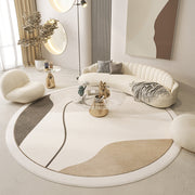Japanese Minimalist Living Room Printed Carpet