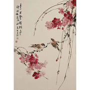 Japanese Traditional Asian Landscape Poster Retro Ukiyo-e Zen Ink Mountain Scenery Canvas Painting Wall Art for Room Home Decor