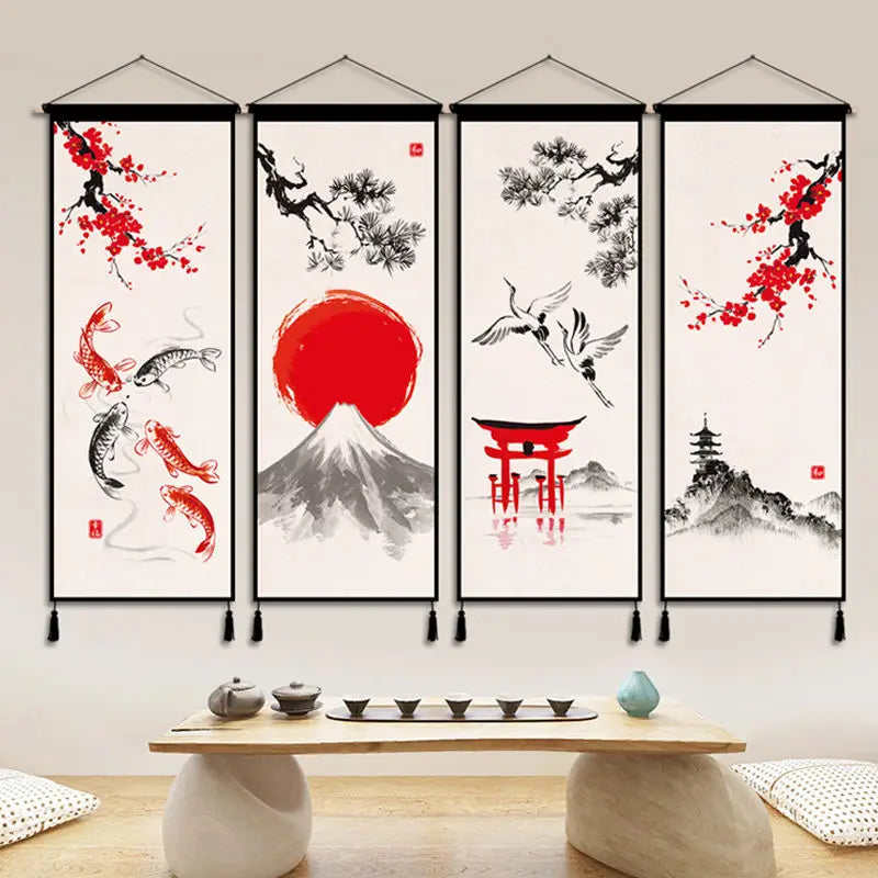 Japanese Ukiyo-e Wall Art – Canvas & Scroll Hanging Prints