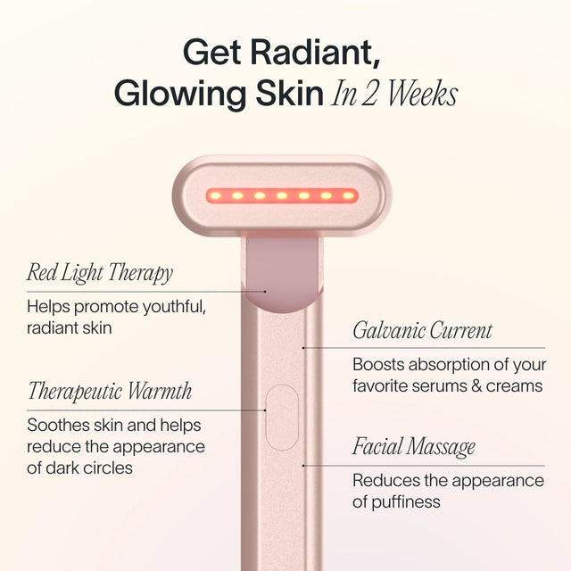 4-In-1 Radiant Renewal Skincare Wand with Red Light Therapy