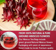 High-Quality Hibiscus Tea – Premium Crimson Herbal Infusion