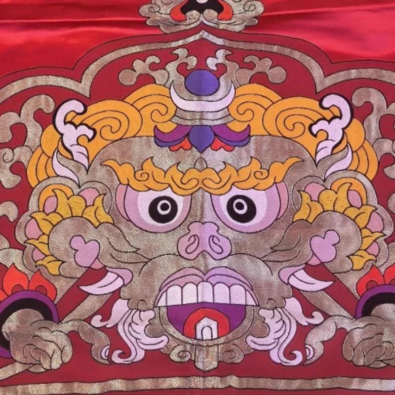 1 Meter X 1 Meter Tibetan-style High-quality Exquisite Handmade Embroidery Altar Tablecloth Household Indoor Area Decoration