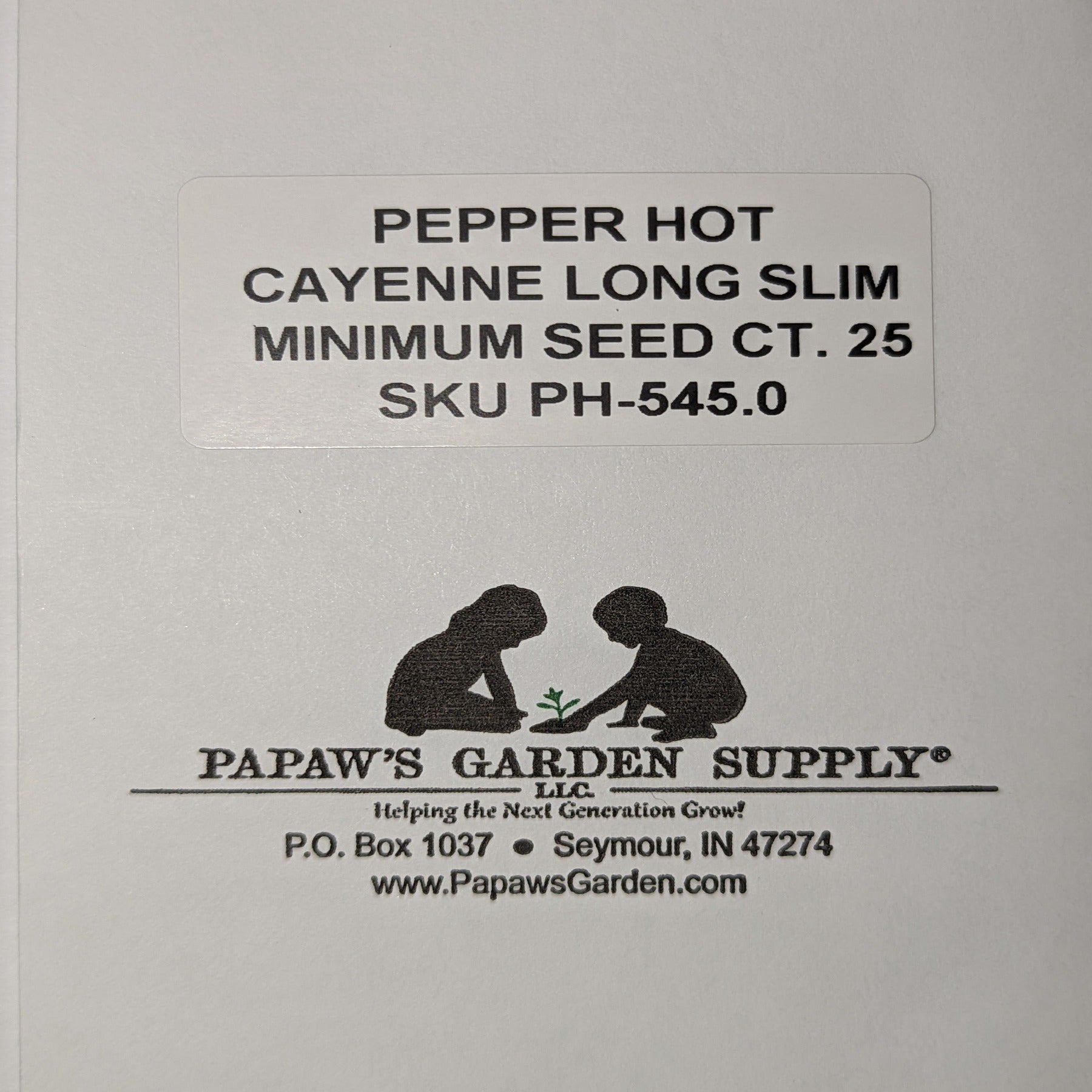 Cayenne Long Slim Hot Pepper Seeds
