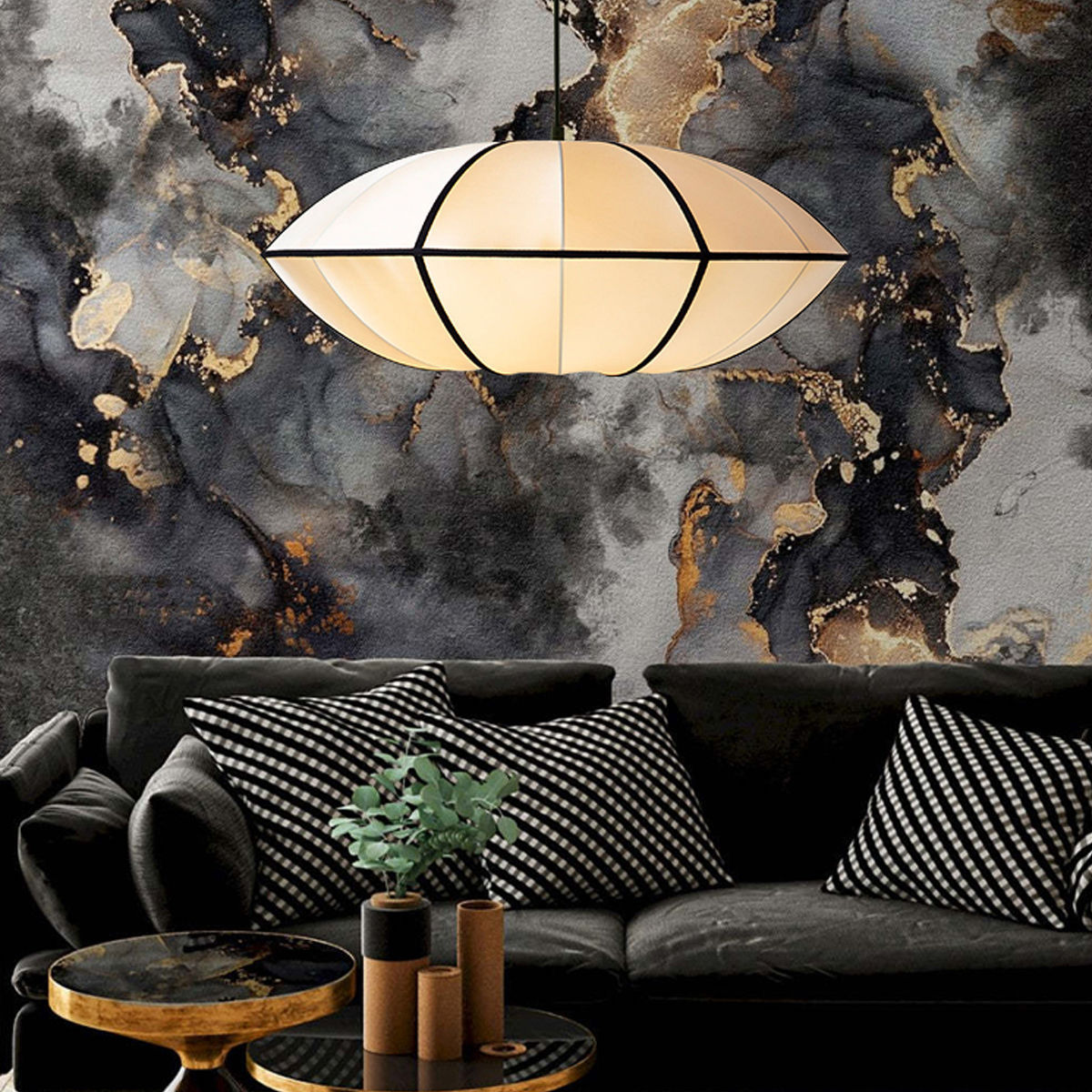 Simple And Modern Japanese Retro Pendant Light