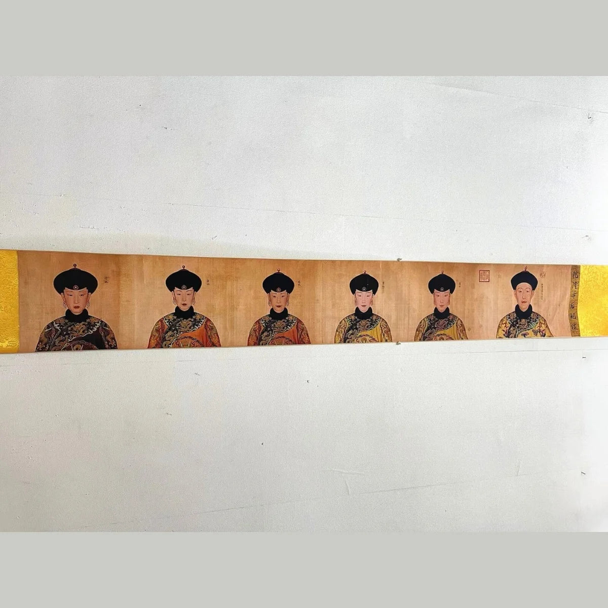 Qianlong Emperor & Empress Portrait – Replica Long Scroll Wall Decor