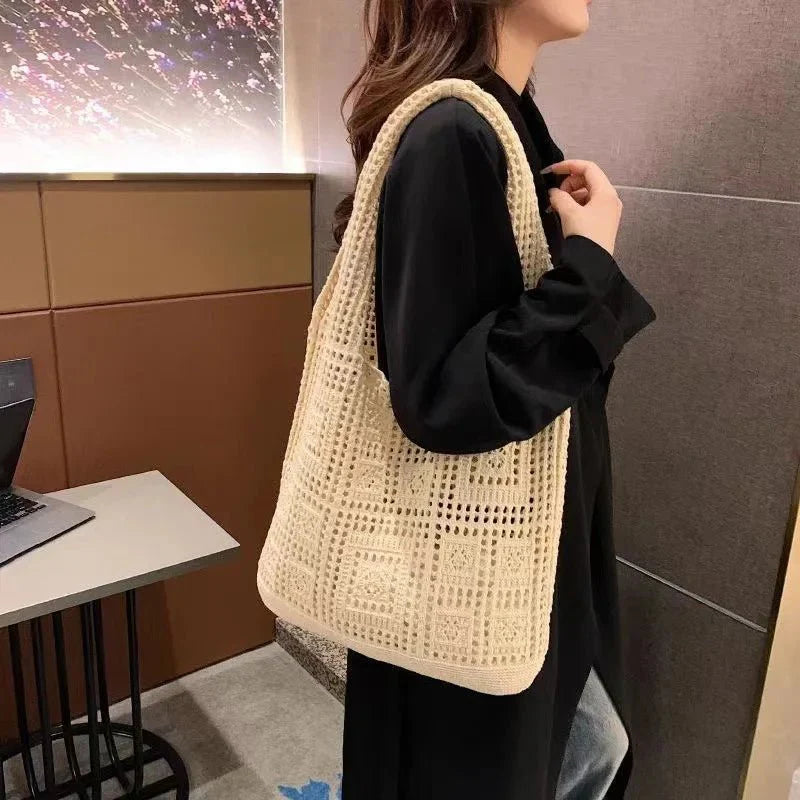 Crochet Tote Bag, Fairy Hobo Bag