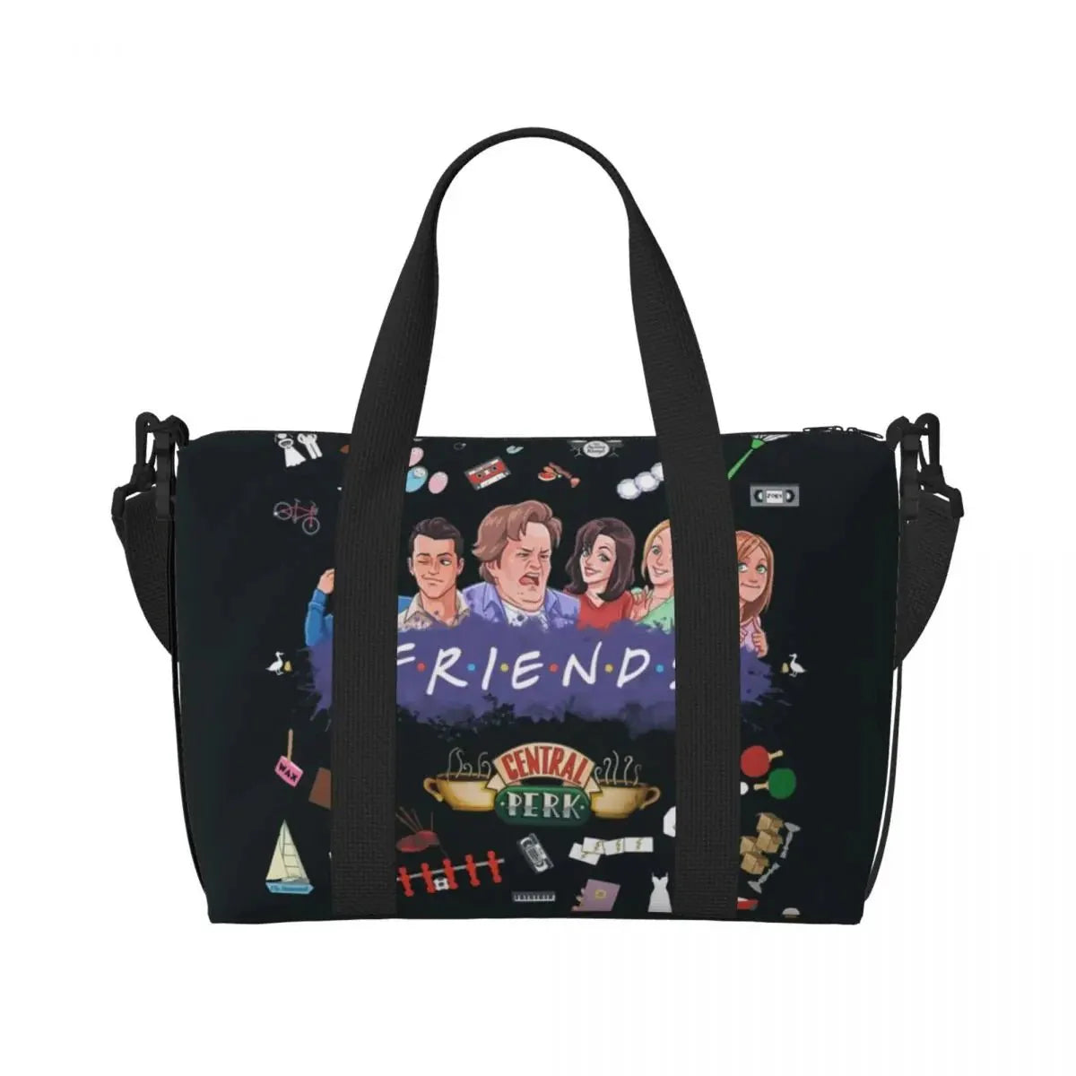 Custom Funny Friends TV Show Tote