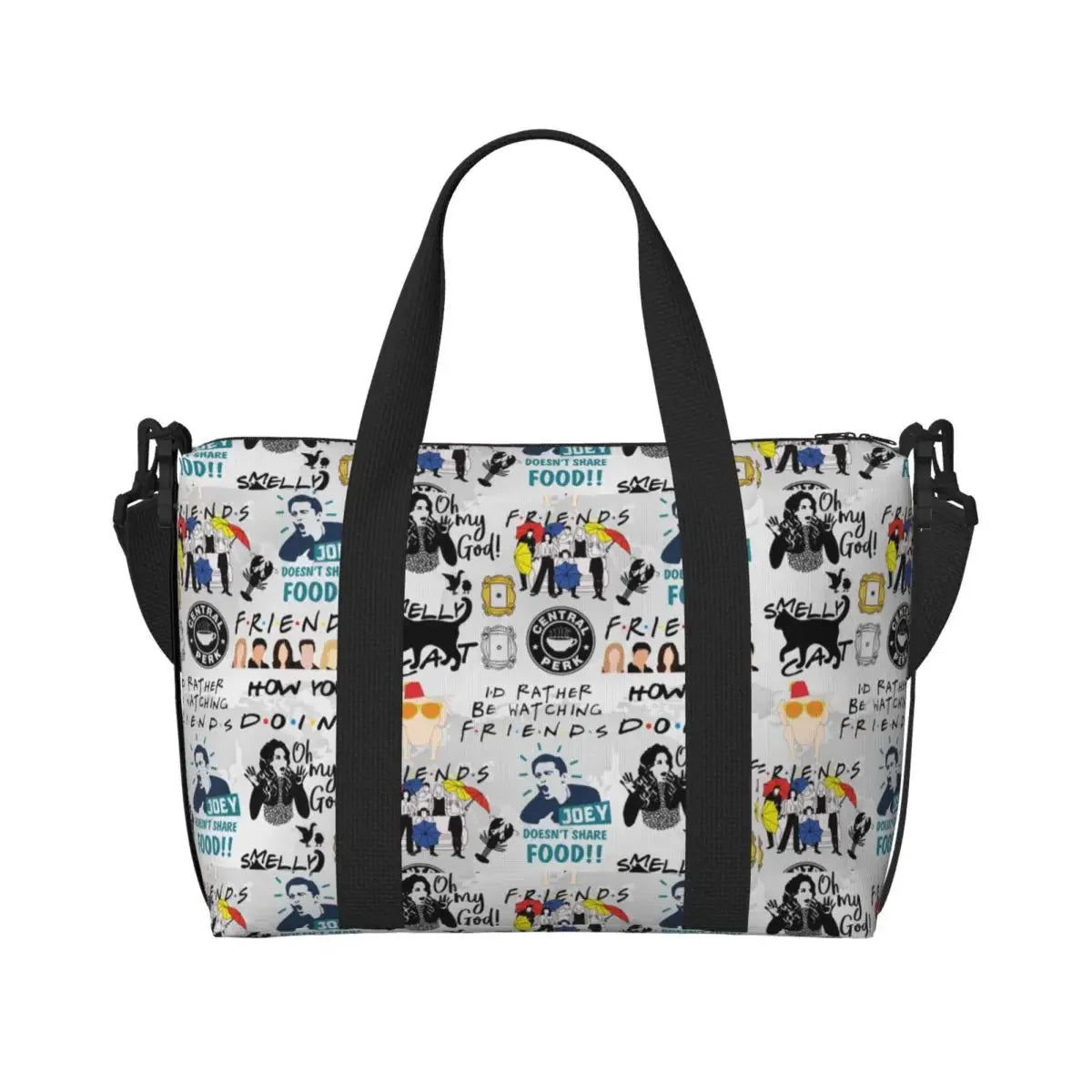 Custom Funny Friends TV Show Tote
