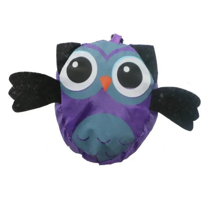 Cute Animal Owl Shape Foldable Shopping Bag