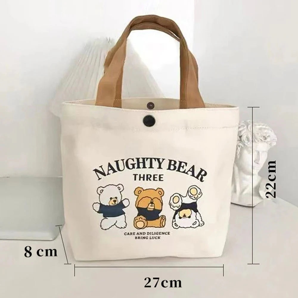 Cute Bear Small Versatile Handbag
