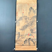 Tang Liuren Figure Scroll – Xuan Paper Wall Decoration for Living Room