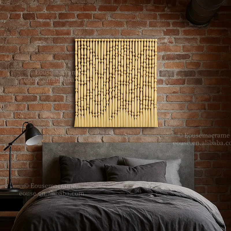 Luxury Handmade Macramé Wall Tapestry – Large Woven Cotton Art