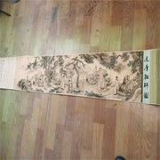 Bodhidharma “Patriarchs Map” Long Scroll – Chinese Calligraphy on Paper