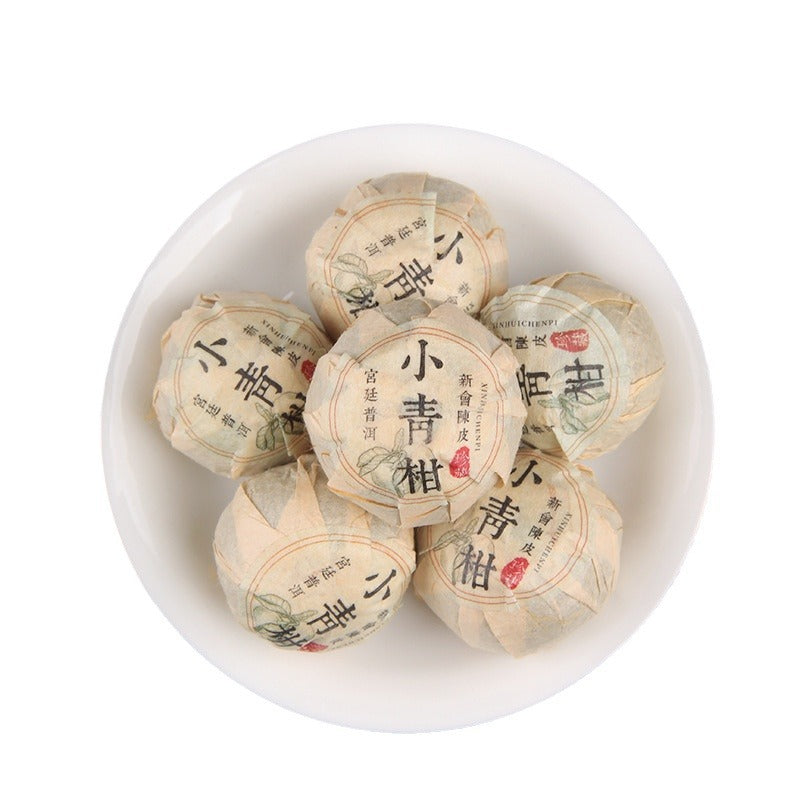 Dried Citrus Pu’er Tea – Tangerine Peel “Barrel” Pu-erh