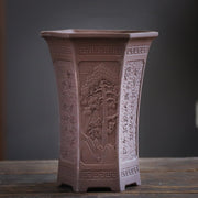 Orchid Pots Ceramic Zisha Flowerpot Stoneware Breathable