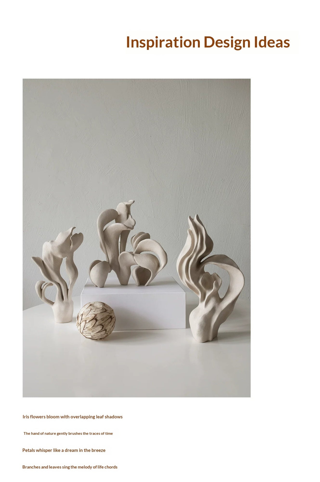 Handcrafted Wabi‑Sabi Ceramic Art Vase – Minimalist White Porcelain Sculpture