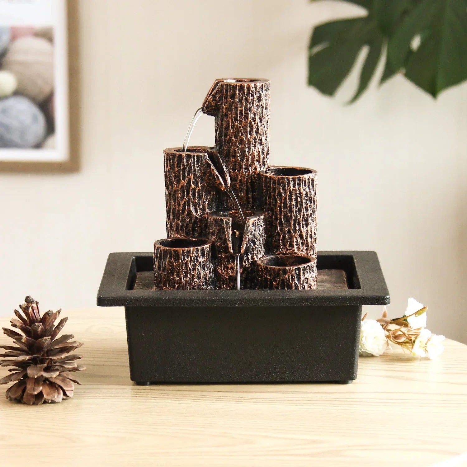 Table Waterfall Fountain Feng Shui Water Fountain
