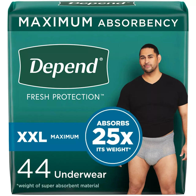 Depend Fresh Protection Underwear for Men, Maximum