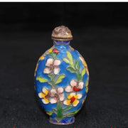 Chinese Collectible Bronze Filigree Plum Blossom Snuff Bottle