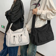 Drawstring crossbody bag