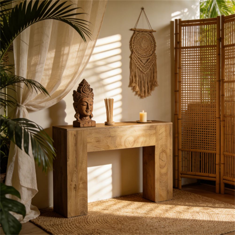 Modern Rectangle Sofa Console Table