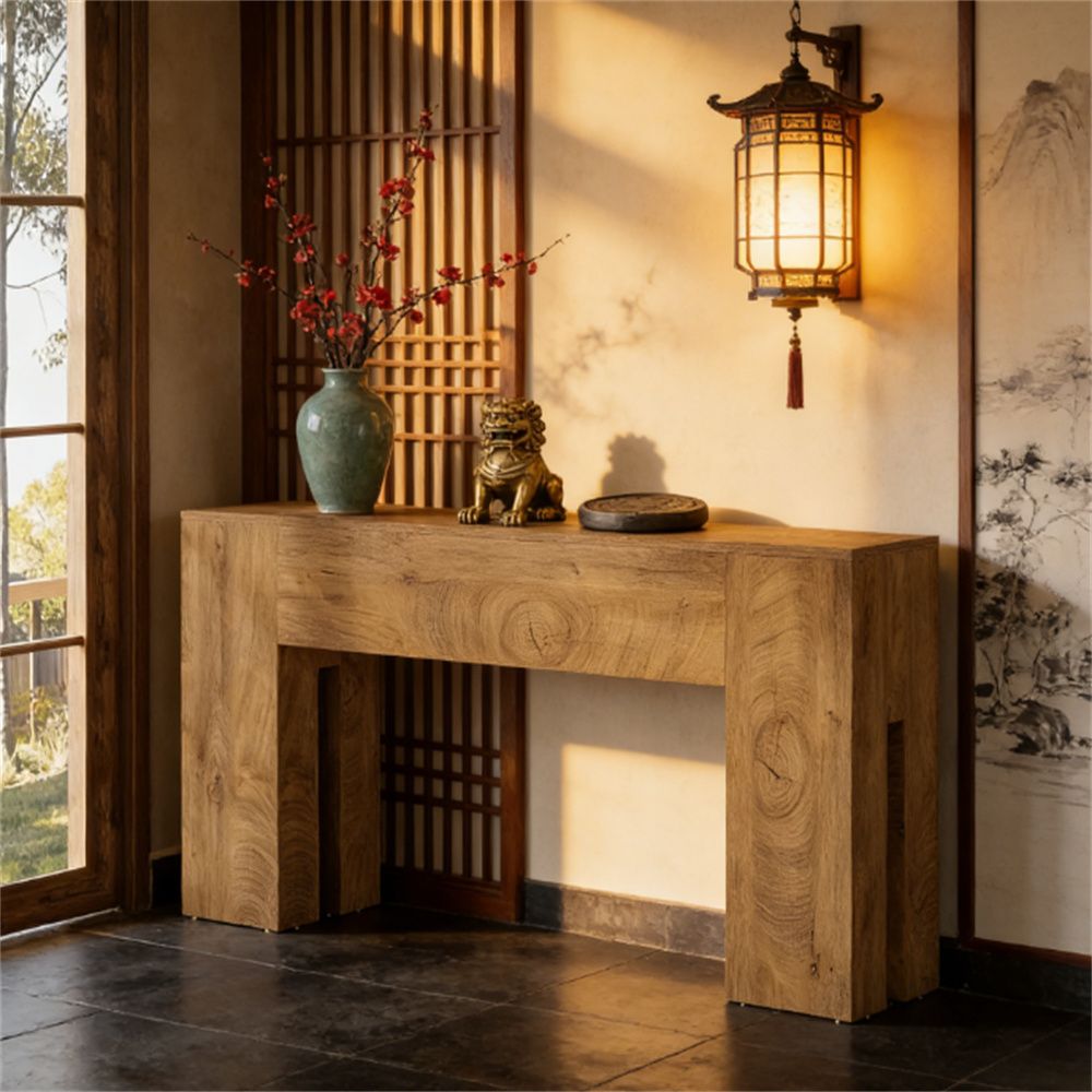 Modern Rectangle Sofa Console Table