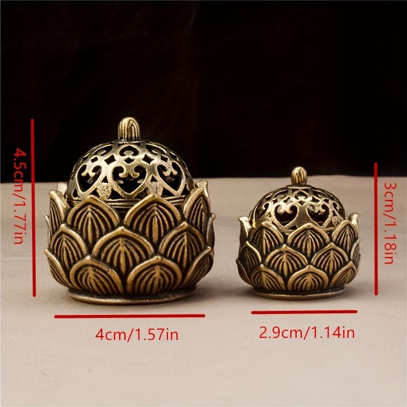 Handcrafted Lotus Shaped Incense Burner - Ideal for Relaxing Tea Ceremonies