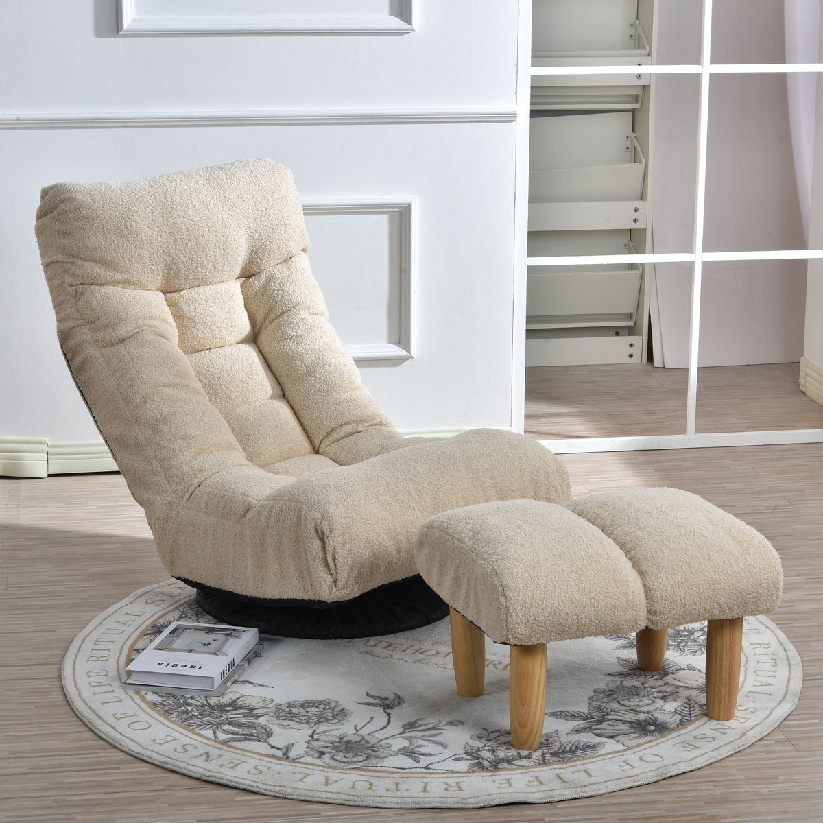 Adjustable Lazy Reclining Tatami Chair for Comfort and Style