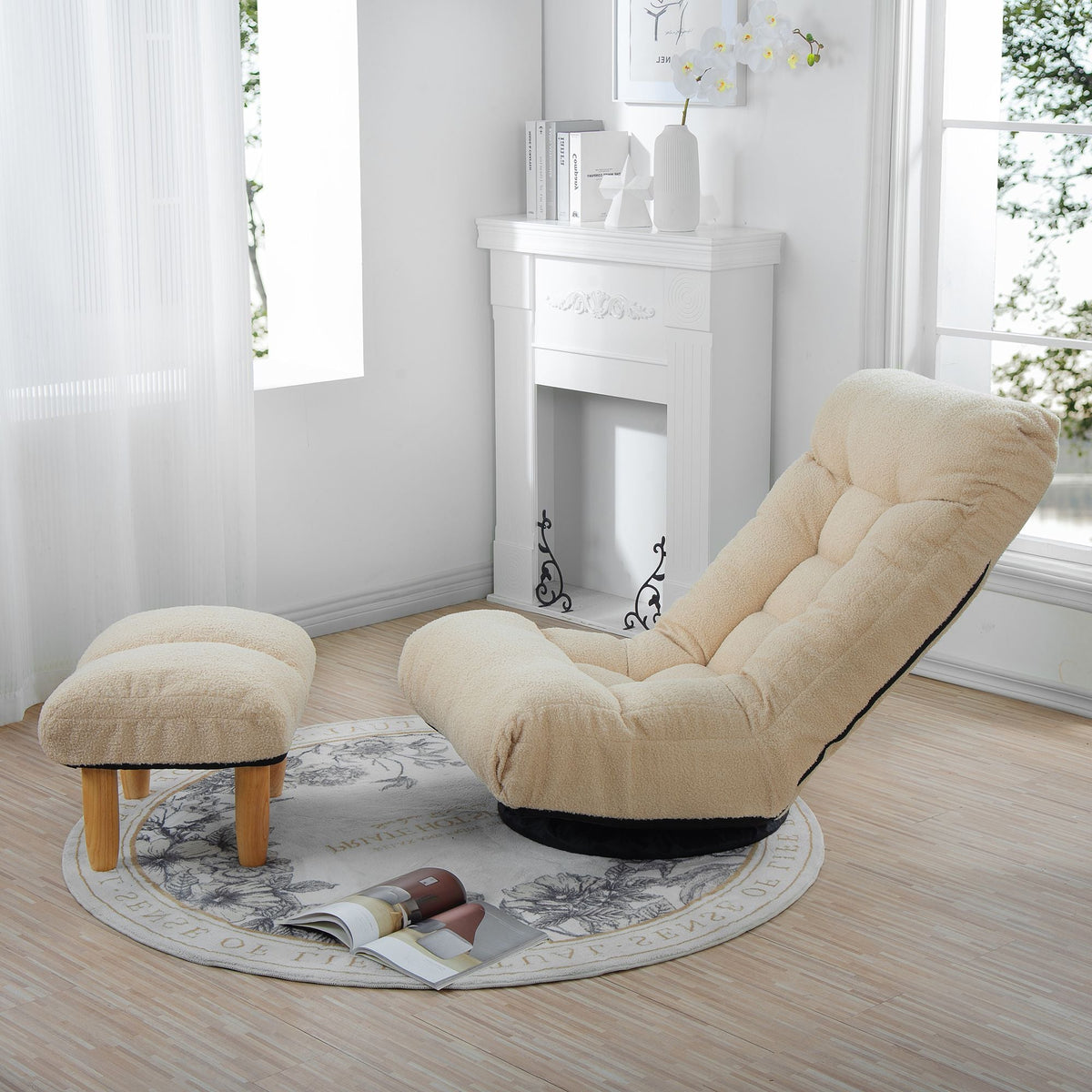 Adjustable Lazy Reclining Tatami Chair for Comfort and Style
