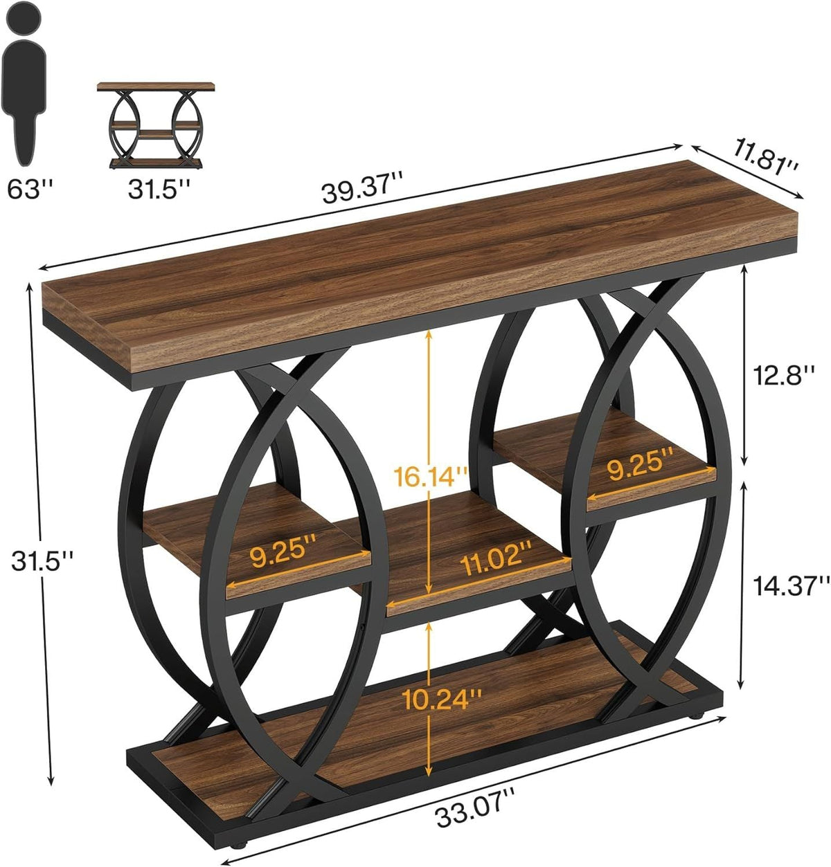 Contemporary Chinese Sofa Console Table with Elegant Design