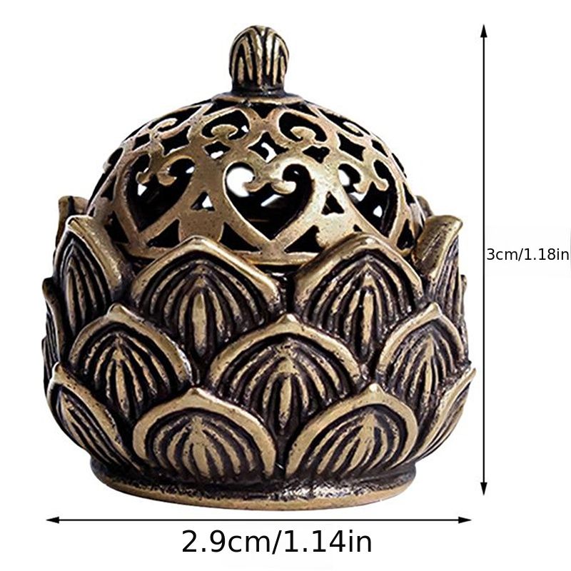 Handcrafted Lotus Shaped Incense Burner - Ideal for Relaxing Tea Ceremonies