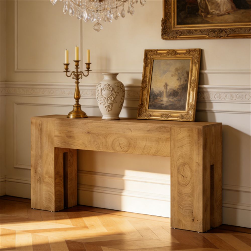 Modern Rectangle Sofa Console Table