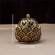 Handcrafted Lotus Shaped Incense Burner - Ideal for Relaxing Tea Ceremonies