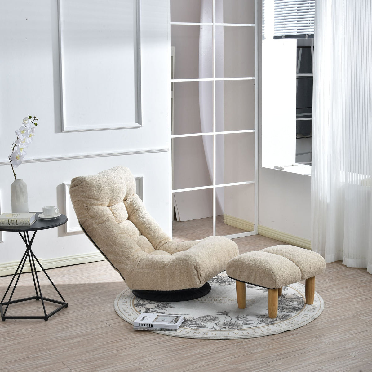 Adjustable Lazy Reclining Tatami Chair for Comfort and Style