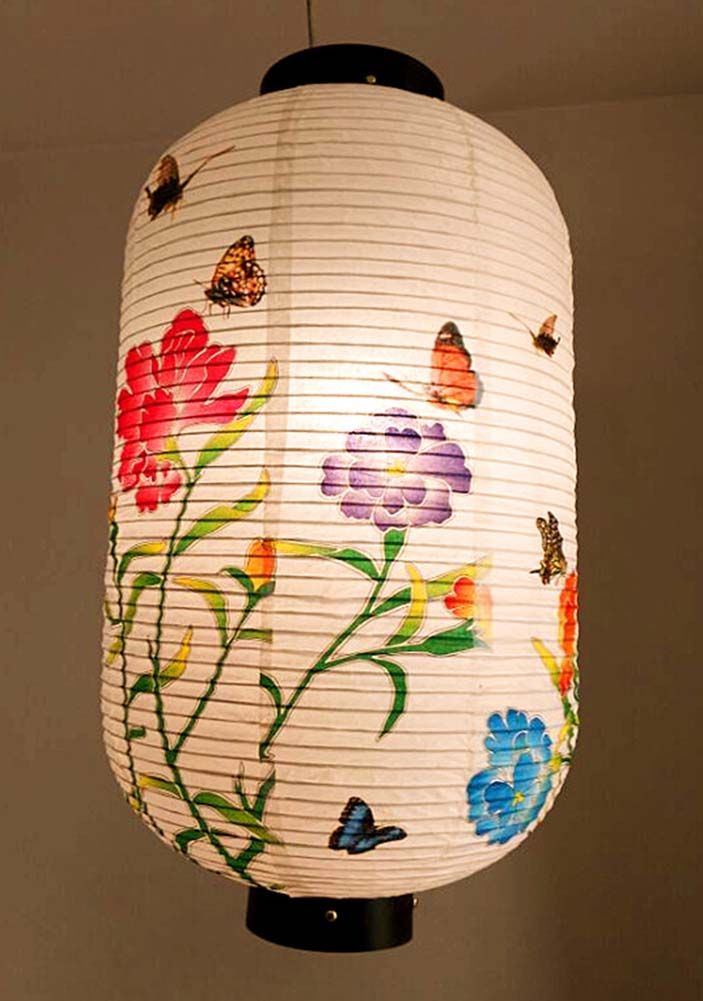 Elegant Chinese Style Butterfly Paper Lantern – Decorative Hanging Lighting for Home and Garden