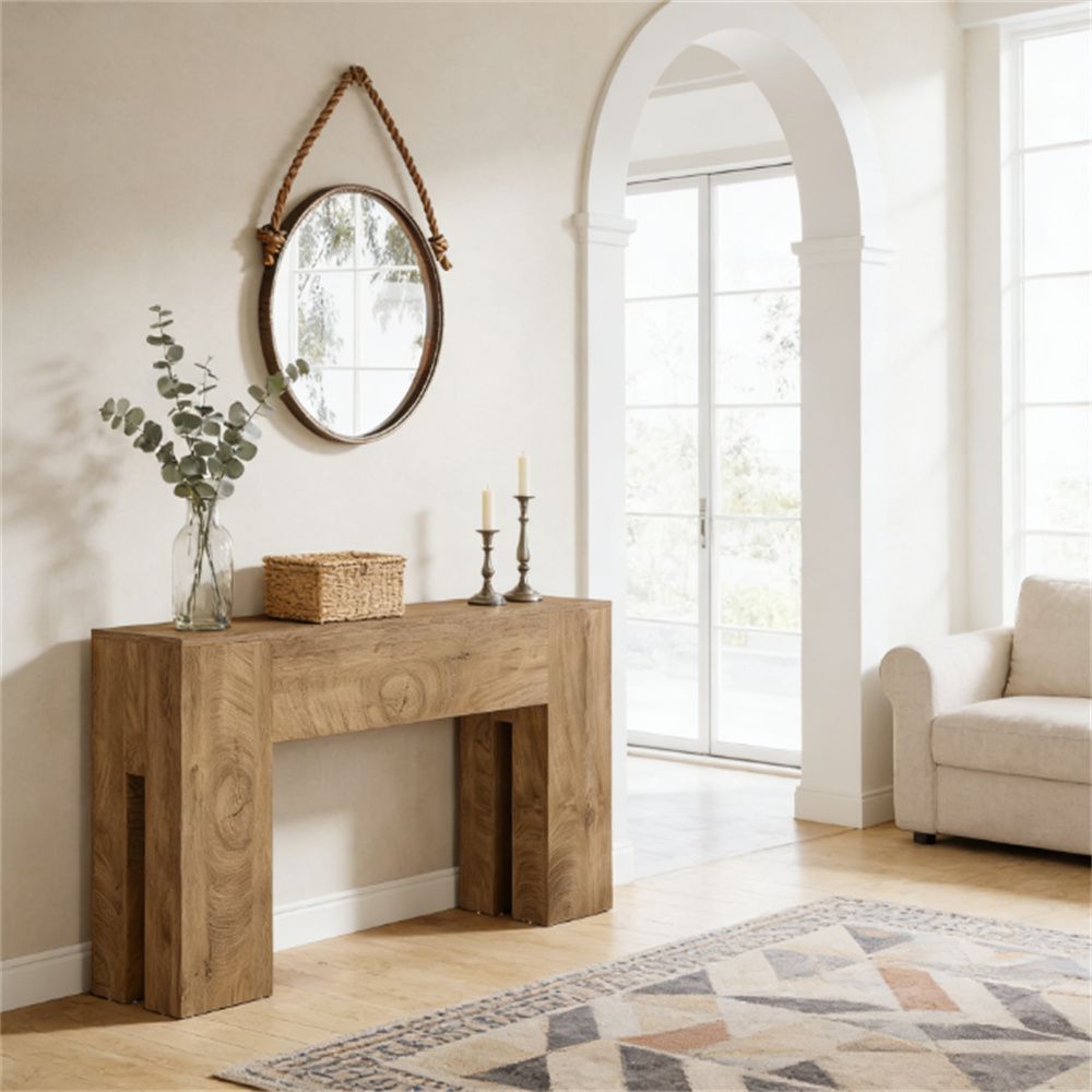 Modern Rectangle Sofa Console Table