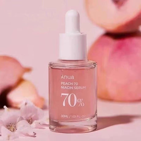 Anua Peach 70 Niacinamide Serum 30Ml, Moisturizing Facial Serum, Daily Cleansing Beauty, Korean Skincare