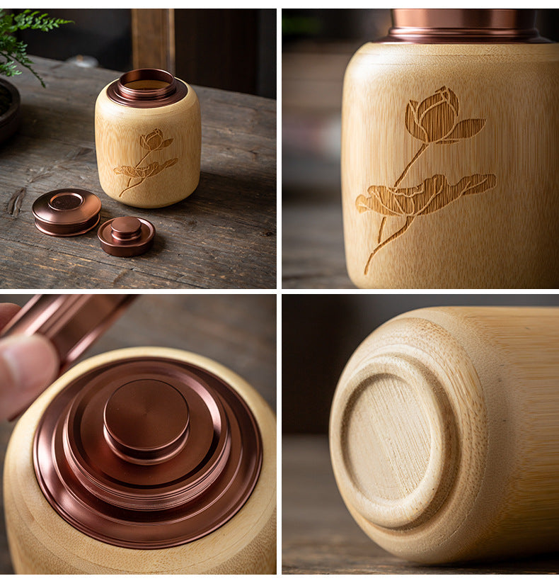 Eco-Luxe Pure Bamboo Storage Canister