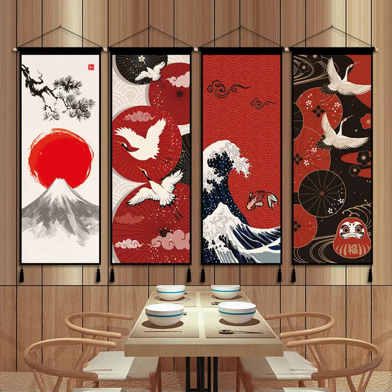 Japanese Ukiyo-e Wall Art – Canvas & Scroll Hanging Prints