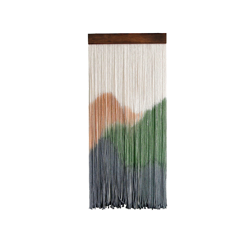 Modern Chinese Landscape Dyed Hand-woven Tapestry