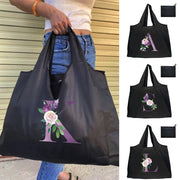 Eco-Friendly Shopping Bag - Purple Letter Series