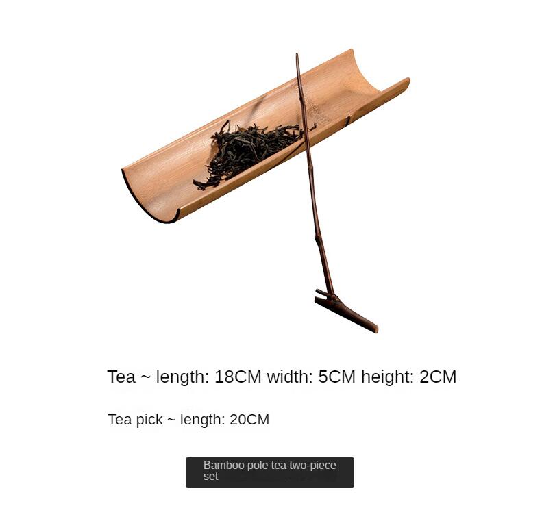 Chinese Zen Bamboo Tea Shovel Needle Lotus